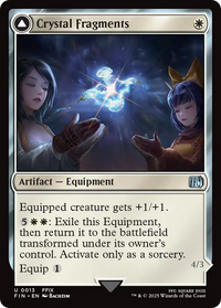 Crystal Fragments // Summon: Alexander - : (enchantment) Foil (FIN-013) - FINAL FANTASY