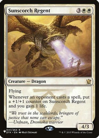 Sunscorch Regent -  (LIST-041/264) - The List Reprints