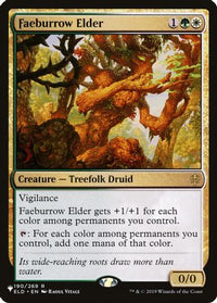 Faeburrow Elder -  (LIST-190/269) - The List Reprints