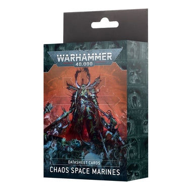 DATASHEET CARDS: CHAOS SPACE MARINES [10TH EDITION]