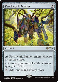 Patchwork Banner -  Foil (MEDIA-001) - Media Promos