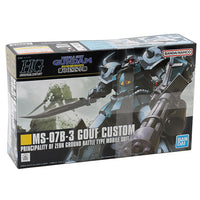 Gundam Model Kit: HGUC Gundam 08th MS Team- #117 MS-07B Gouf Custom