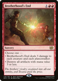 Brotherhood's End (Promo Pack) [The Brothers' War Promos]