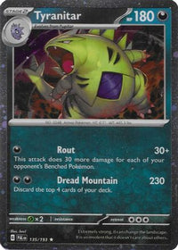 Tyranitar (Cosmo Foil) 135/193  - Holofoil Miscellaneous Cards & Products - Promo