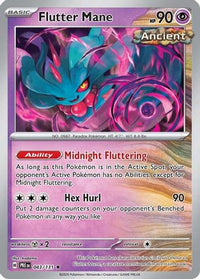 Flutter Mane 043  - Holofoil SV Prismatic Evolutions - Rare