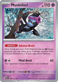 Munkidori 044  - Holofoil SV Prismatic Evolutions - Rare