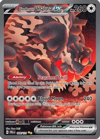 Bloodmoon Ursaluna ex 168  - Holofoil SV Prismatic Evolutions - Special Illustration Rare