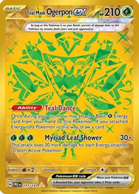 Teal Mask Ogerpon ex 177/131  - Holofoil SV Prismatic Evolutions - Hyper Rare