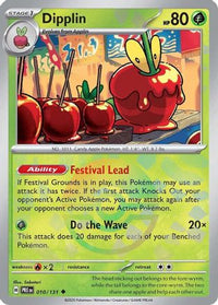 Dipplin (Poke Ball Pattern) 010  - Holofoil SV Prismatic Evolutions - Uncommon