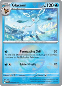 Glaceon (Poke Ball Pattern) 025  - Holofoil SV Prismatic Evolutions - Rare