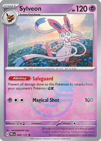 Sylveon (Poke Ball Pattern) 040  - Holofoil SV Prismatic Evolutions - Rare