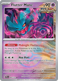 Flutter Mane (Poke Ball Pattern) 043  - Holofoil SV Prismatic Evolutions - Rare