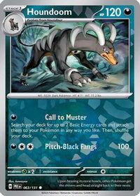 Houndoom (Poke Ball Pattern) 063  - Holofoil SV Prismatic Evolutions - Common