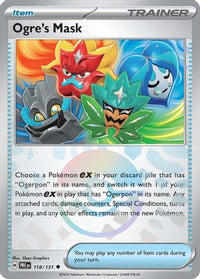 Ogre's Mask (Poke Ball Pattern) 118  - Holofoil SV Prismatic Evolutions - Uncommon