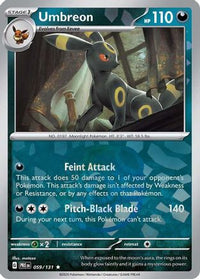 Umbreon (Master Ball Pattern) 059  - Holofoil SV Prismatic Evolutions - Rare