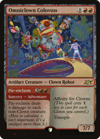 Omniclown Colossus // Pie-roclasm (Galaxy Foil) [Unfinity]