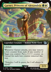 Garnet, Princess of Alexandria - : (Extended Art) Foil (FIN-487) - FINAL FANTASY