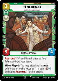 Leia Organa - Pilots, To Your Stations (097/262) - Jump to Lightspeed