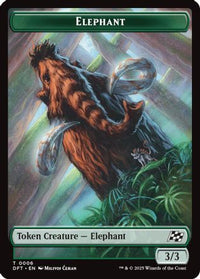Elephant // Zombie (0003) Double-Sided Token -  (DFT-6 // 3) - Aetherdrift