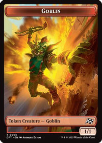 Goblin // Thopter (0010) Double-Sided Token -  Foil (DFT-5 // 10) - Aetherdrift