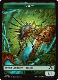 Insect // Elephant Double-Sided Token -  Foil (DFT-7 // 6) - Aetherdrift