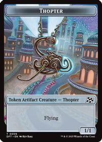 Thopter (0009) // Treasure Double-Sided Token -  (DFT-9 // 11) - Aetherdrift