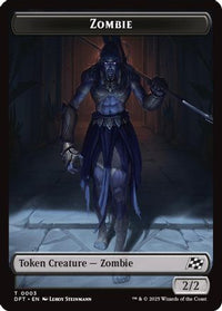 Zombie (0003) // Pilot Double-Sided Token -  (DFT-3 // 1) - Aetherdrift