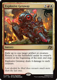 Explosive Getaway (PPDFT-202) - Promo Pack: Aetherdrift Foil