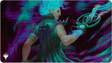 Aetherdrift Playmat for Magic: The Gathering - Borderless Racer 2: Winter Cursed Rider - Ultra Pro Playmats