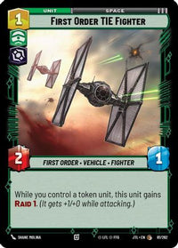 First Order TIE Fighter (081/262) - Jump to Lightspeed