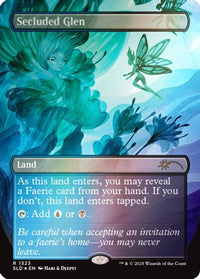 Secluded Glen (Rainbow Foil) [Secret Lair Drop Series]