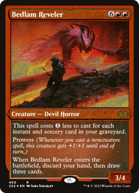 Bedlam Reveler (Foil Etched) -  Foil (2X2-450) - Double Masters 2022