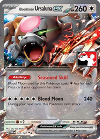 Bloodmoon Ursaluna ex 141  - Holofoil Prize Pack Series Cards - Double Rare