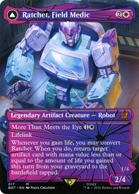 Ratchet, Field Medic // Ratchet, Rescue Racer (Shattered Glass) [Transformers]