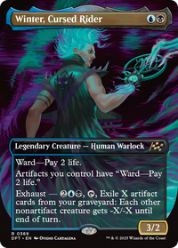 Winter, Cursed Rider -  (Borderless) (DFT-369) - Aetherdrift
