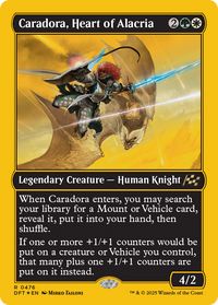 Caradora, Heart of Alacria (First-Place Foil) -  Foil (DFT-476) - Aetherdrift