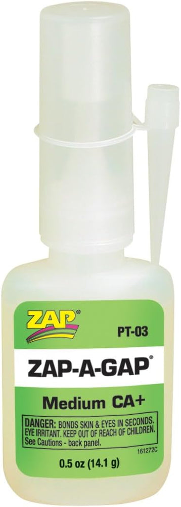 ZAP-A-GAP 0.5 OZ CA+ 12 seconds