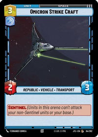 Omicron Strike Craft (064/262) - Jump to Lightspeed