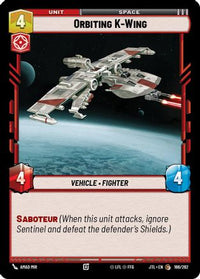 Orbiting K-Wing (166/262) - Jump to Lightspeed