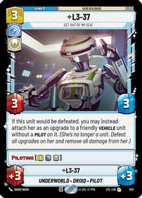 L3-37 - Get Out Of My Seat (Foil) (547) - Jump to Lightspeed Foil