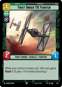 First Order TIE Fighter (Foil) (579) - Jump to Lightspeed Foil