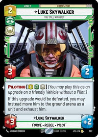 Luke Skywalker - You Still With Me? (Foil) (592) - Jump to Lightspeed Foil