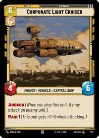 Corporate Light Cruiser (Foil) (723) - Jump to Lightspeed Foil