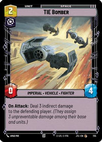 TIE Bomber (Foil) (735) - Jump to Lightspeed Foil