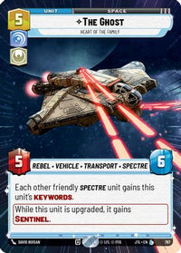 The Ghost - Heart of the Family (Hyperspace Foil) (787) - Jump to Lightspeed Foil