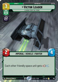 Victor Leader - Leading from the Front (Hyperspace Foil) (819) - Jump to Lightspeed Foil