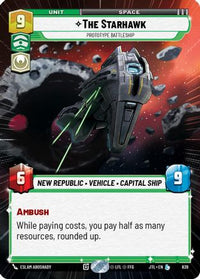 The Starhawk - Prototype Battleship (Hyperspace Foil) (839) - Jump to Lightspeed Foil