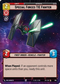 Special Forces TIE Fighter (Hyperspace Foil) (869) - Jump to Lightspeed Foil