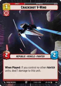 Crackshot V-Wing (Hyperspace Foil) (892) - Jump to Lightspeed Foil