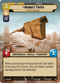 Hound's Tooth - Reliable and Deadly (Hyperspace Foil) (919) - Jump to Lightspeed Foil
